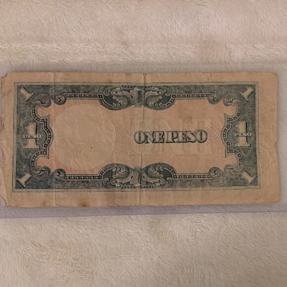 O1 JAPANESE PHILLIPINE Peso Banknote (Invasion Money- WWII) - Picture 2 of 2